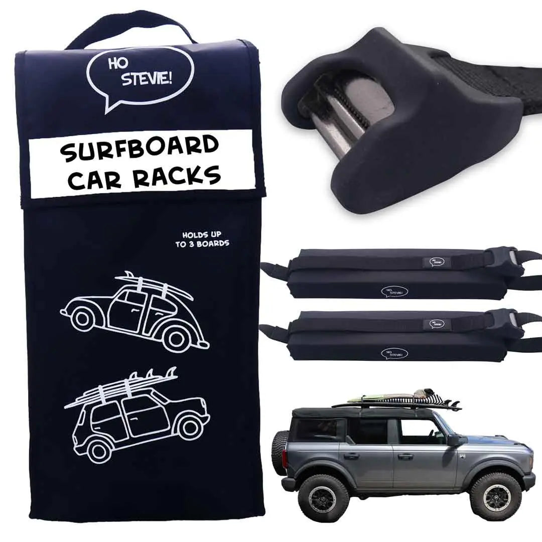 Surfboard Car Roof Racks - Strap up to 3 Surf Boards on Your Car