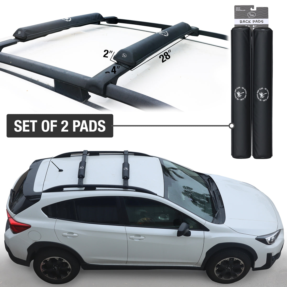 Set of 2 28" Rack Pads