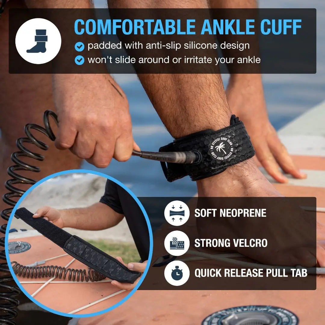 Coiled SUP Paddleboard Leash