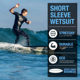 Men's Short Sleeve Long Leg Wetsuit