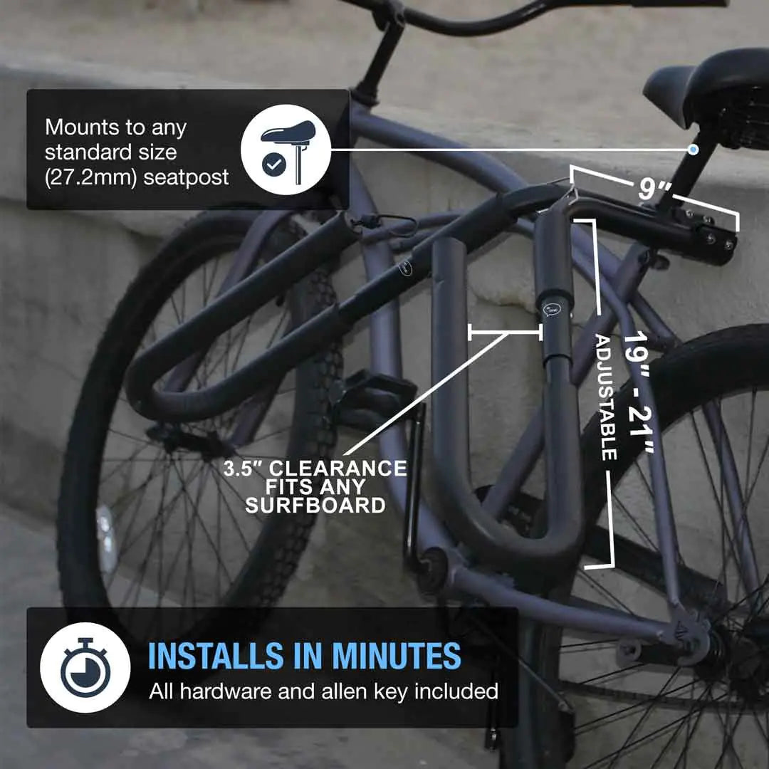 Surfboard Bike Rack