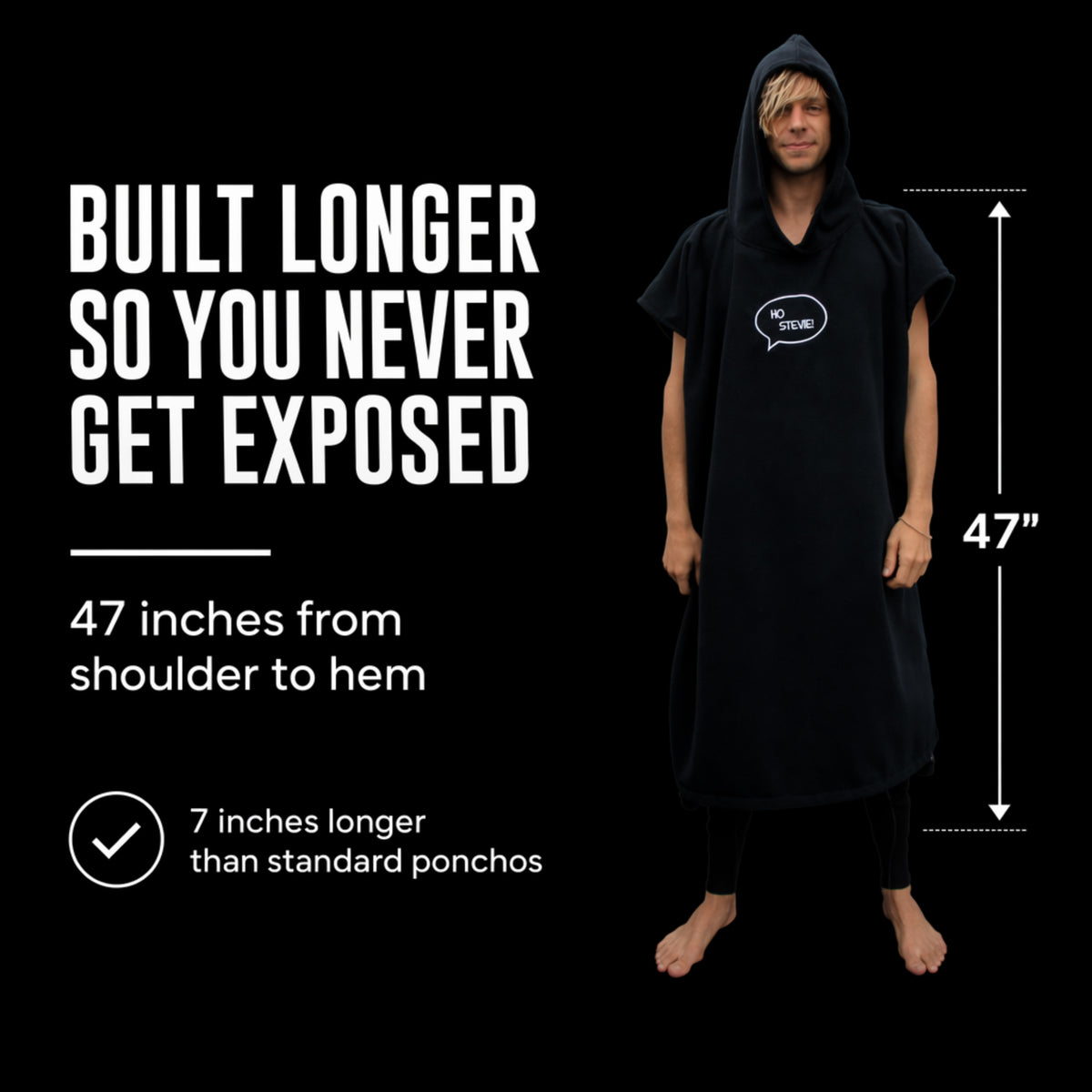 Longer Poncho Bigger Coverage