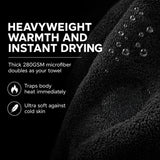 Quick-Dry Microfiber Towel Poncho
