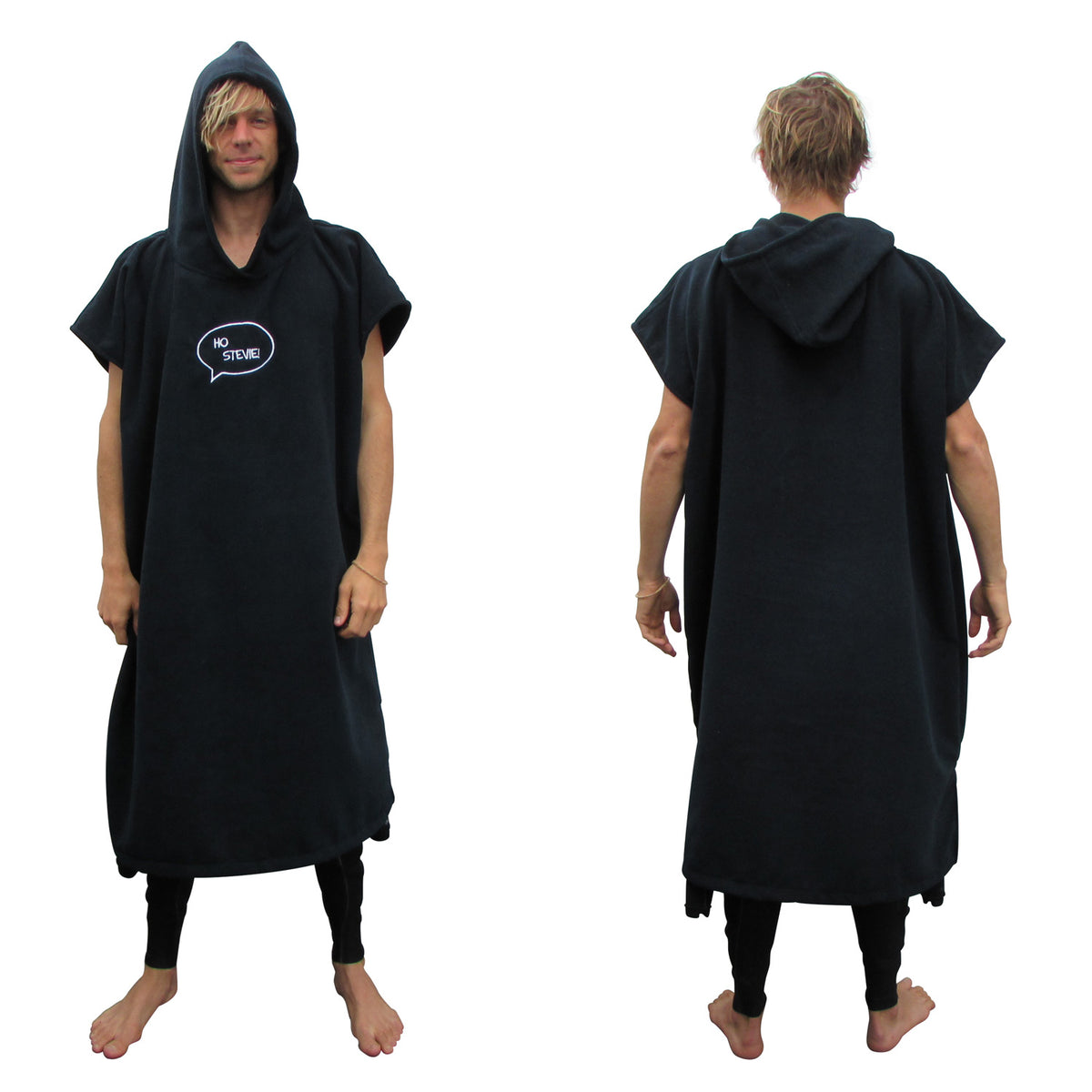 Black Surf Changing Poncho