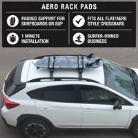 Padded Rack Pads for Surfboards