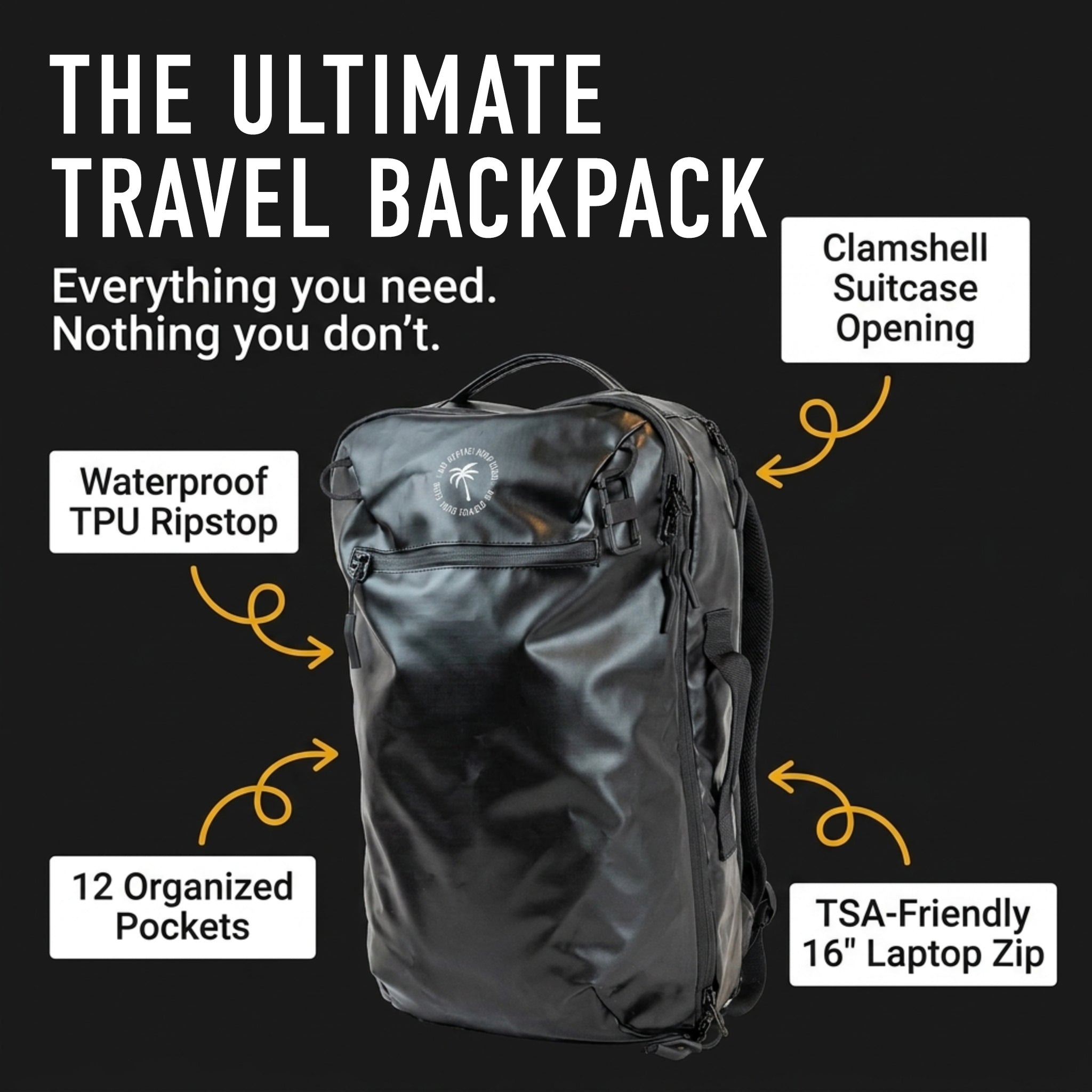 28L Travel Backpack
